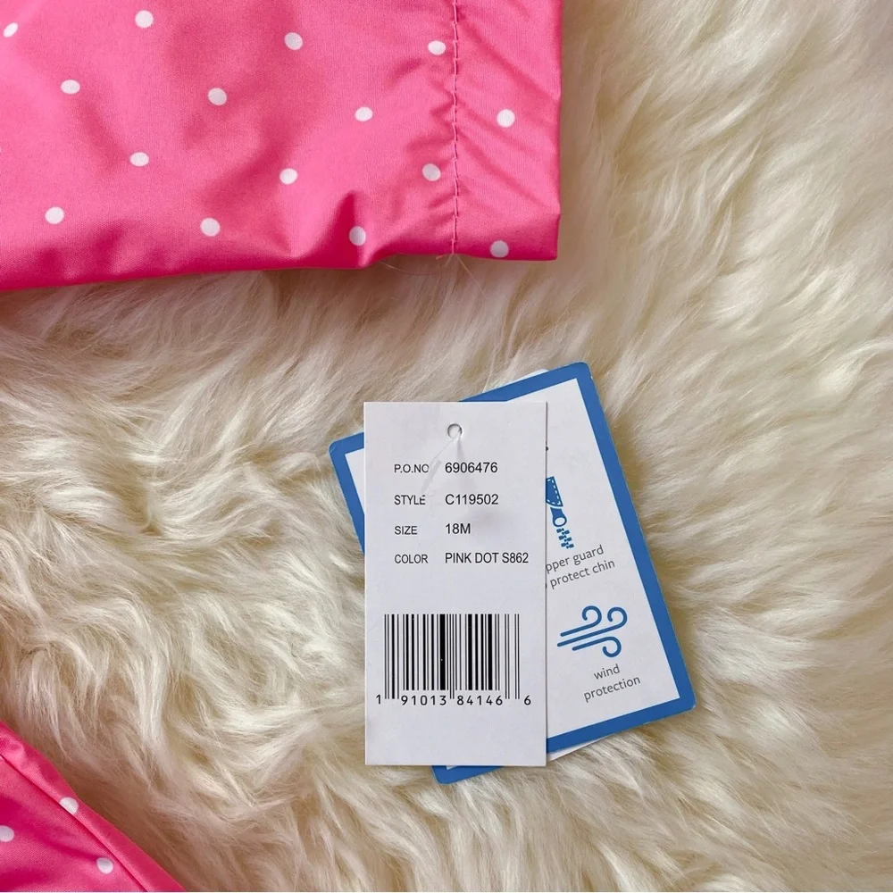 Carter’s windbreaker, rain coat - size 18M